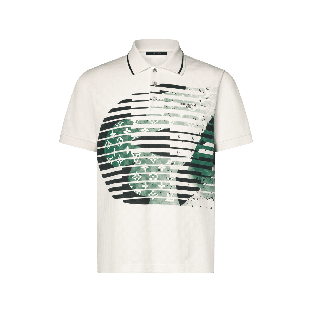 Men's Dynamic Flower Short-Sleeved Polo Shirt