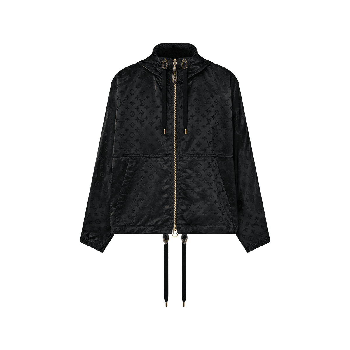 Women's Shiny Monogram Short Parka
