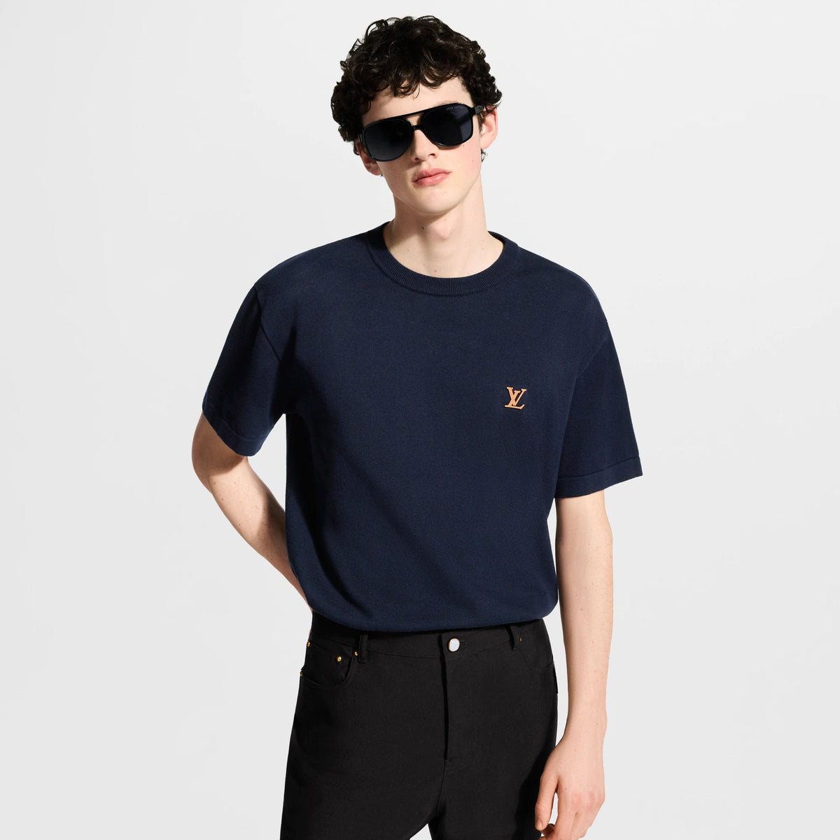 Men's Short-Sleeved Crewneck with Signature