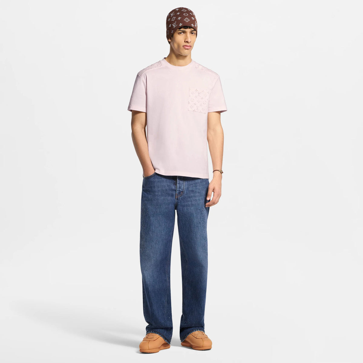 Men's Reflective Signature Cotton Short-Sleeved T-Shirt