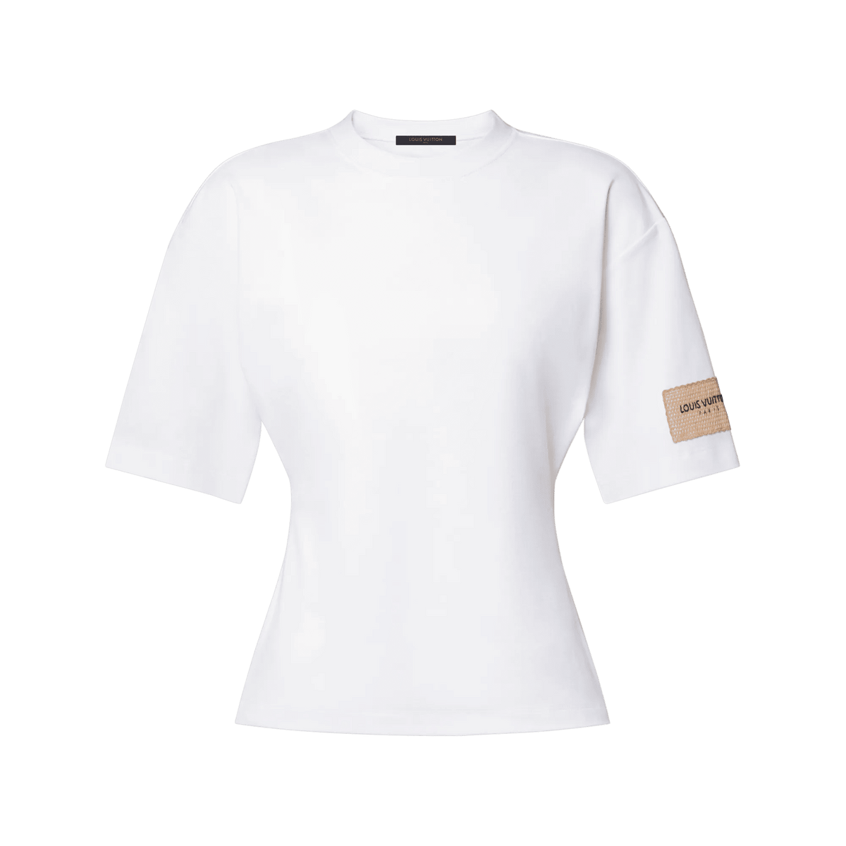 Women's Patch Tapered Cotton Jersey T-Shirt