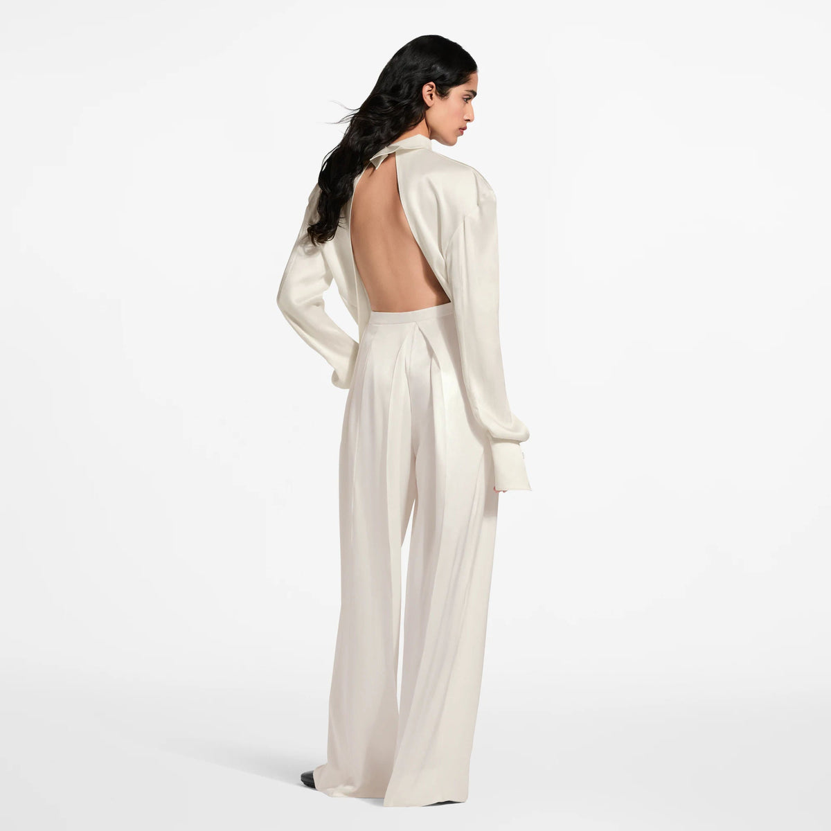 Women's Silk Pleat Pants