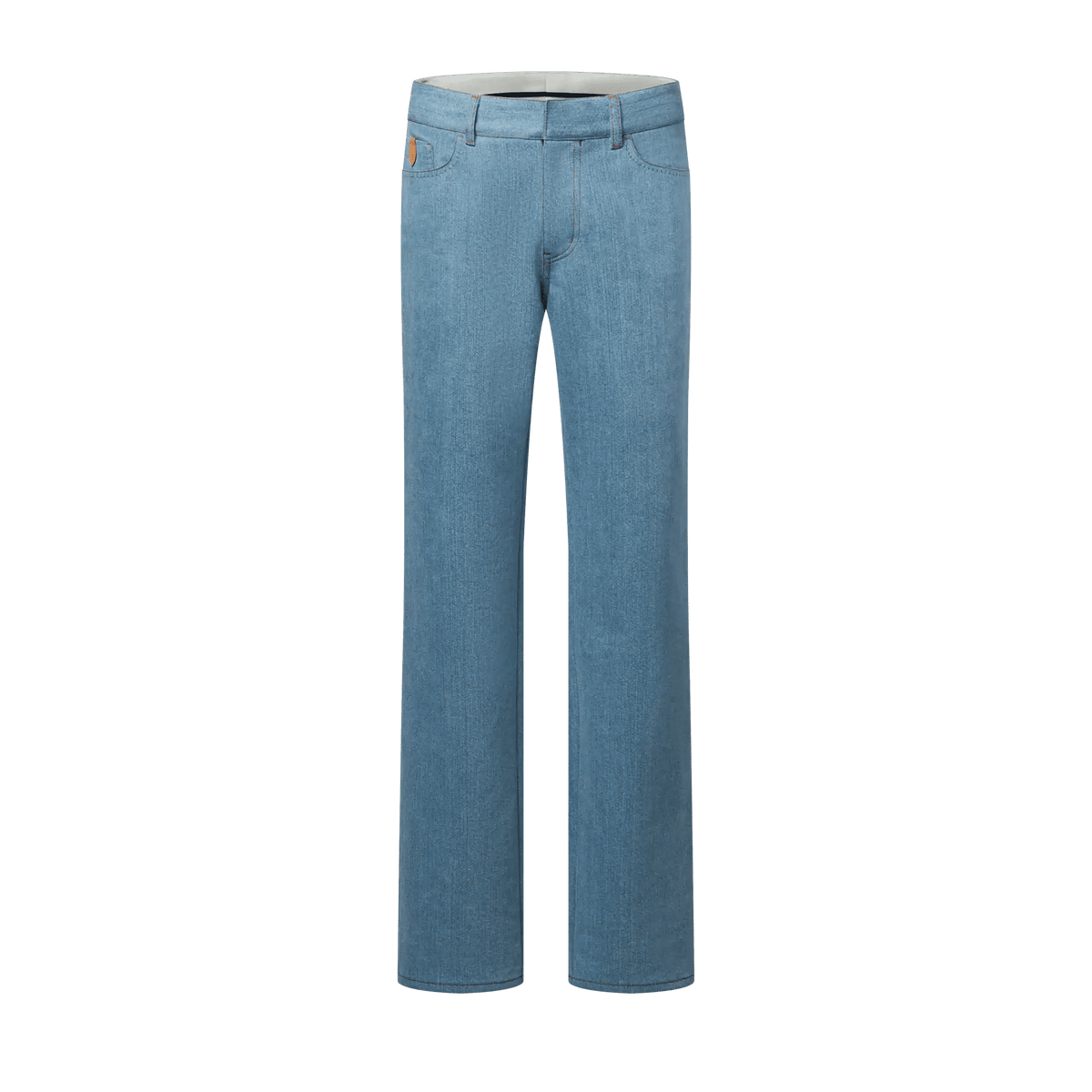 Men's Silk-Blend Denim Pants