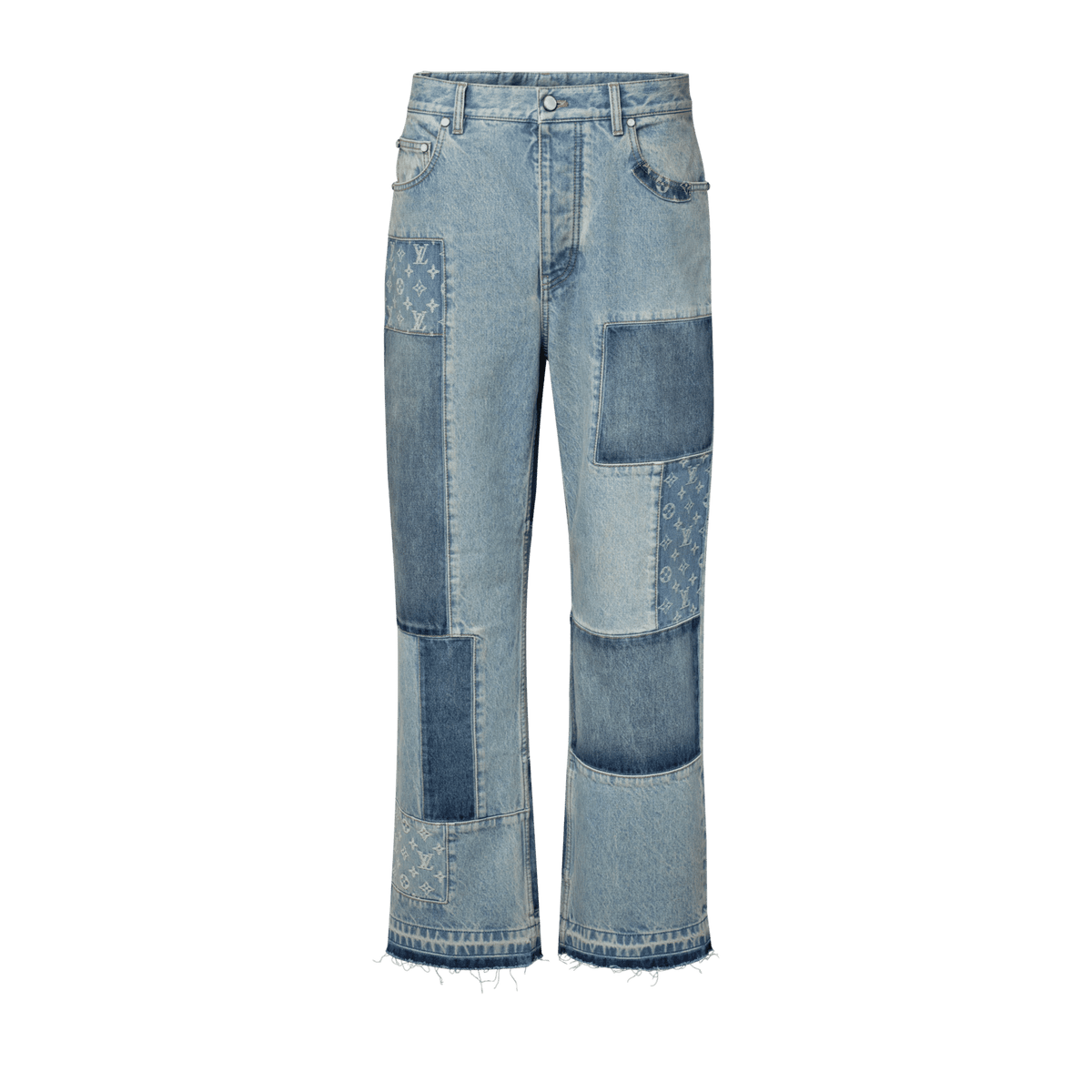 Men's Signature Patchwork Denim Pants