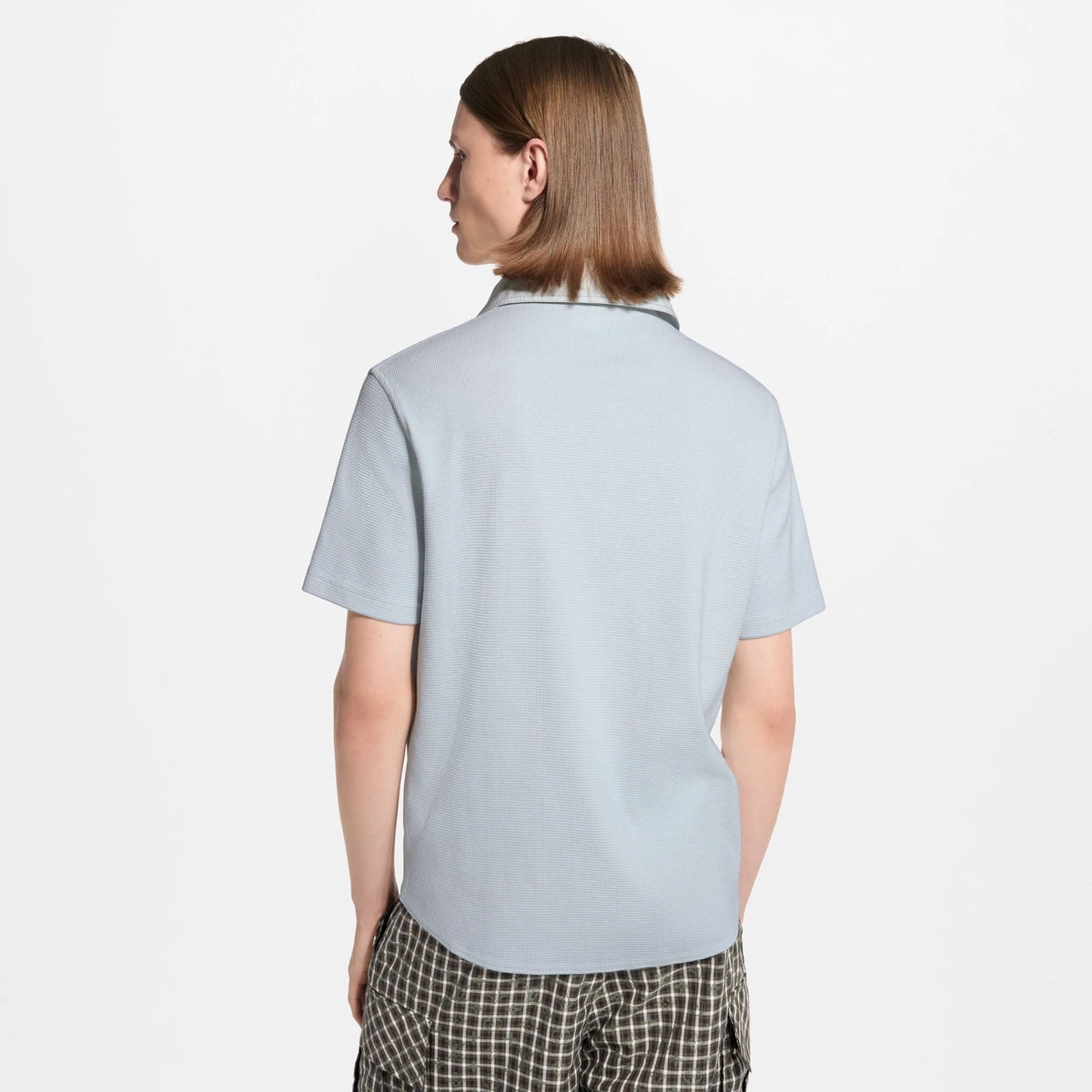 Men's Signature Short-Sleeved Waffle Polo Shirt