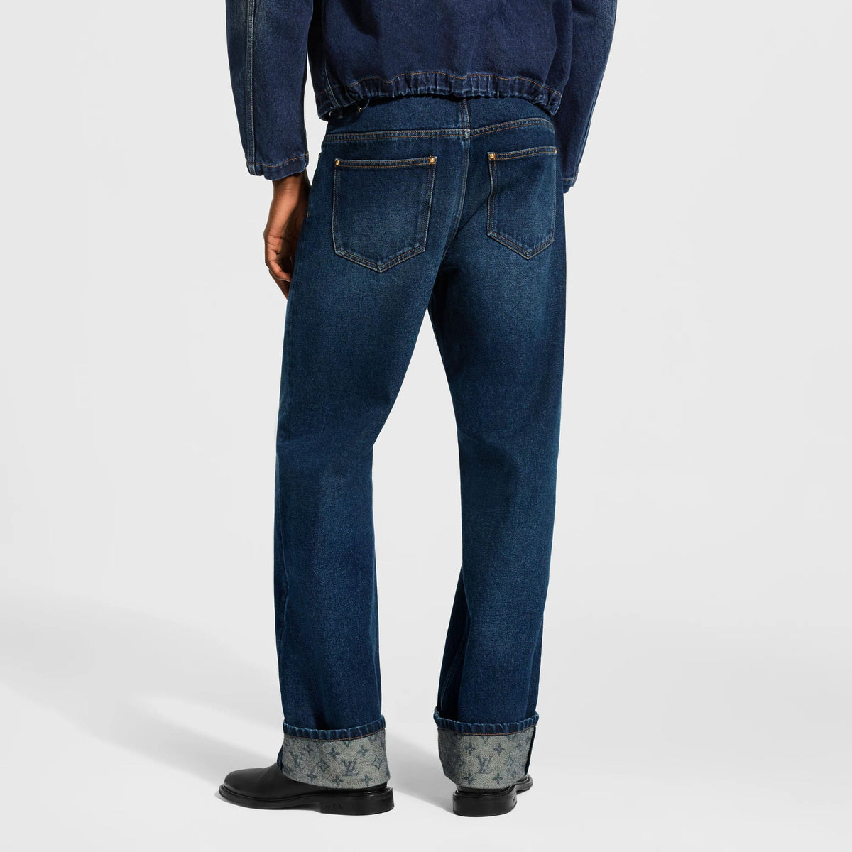 Men's Signature Turn Up Denim Skate Pants