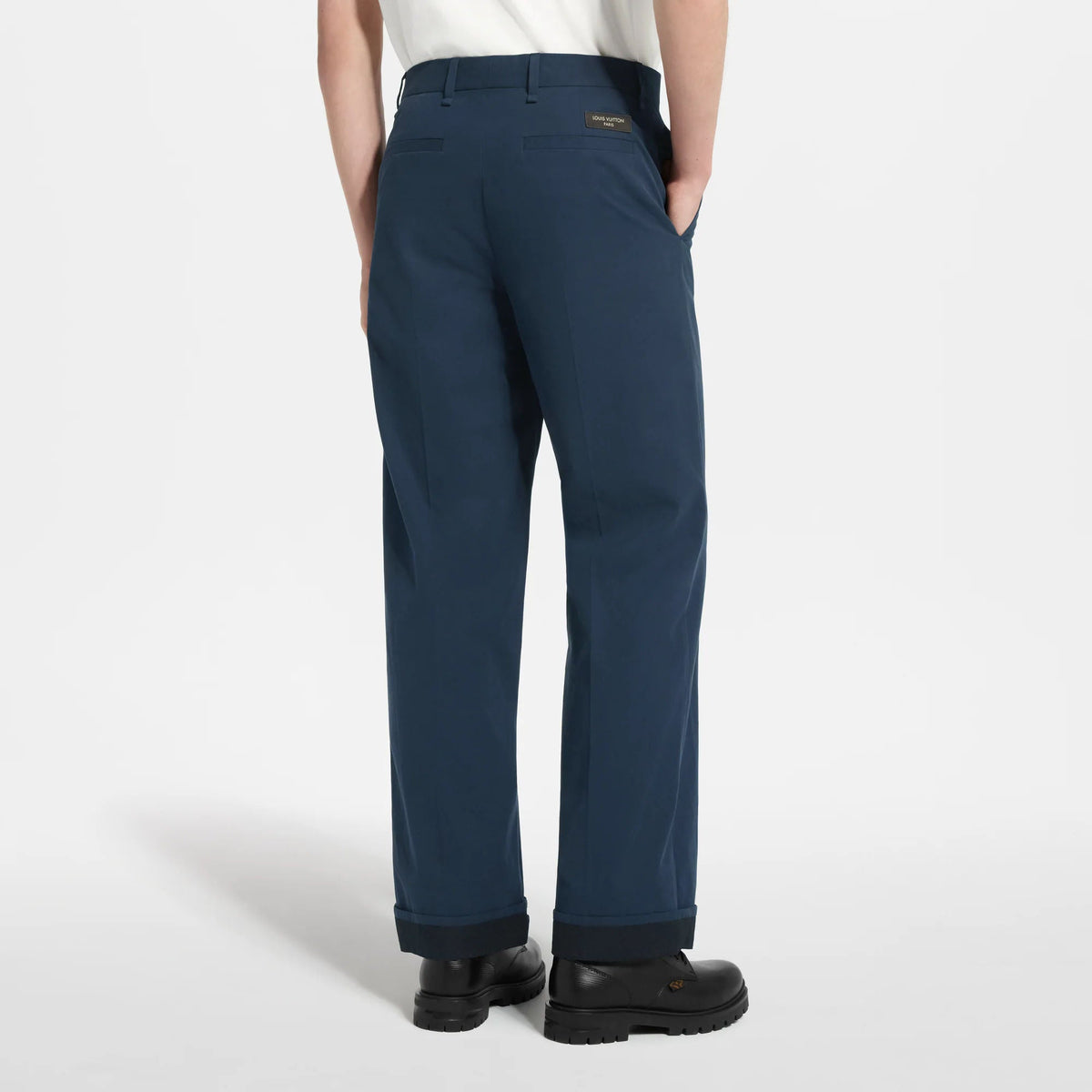 Men's Signature Cotton-Silk Blend Chino Pants