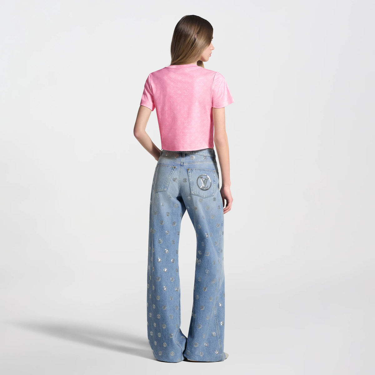 Women's Signature Sequin Straight Jeans