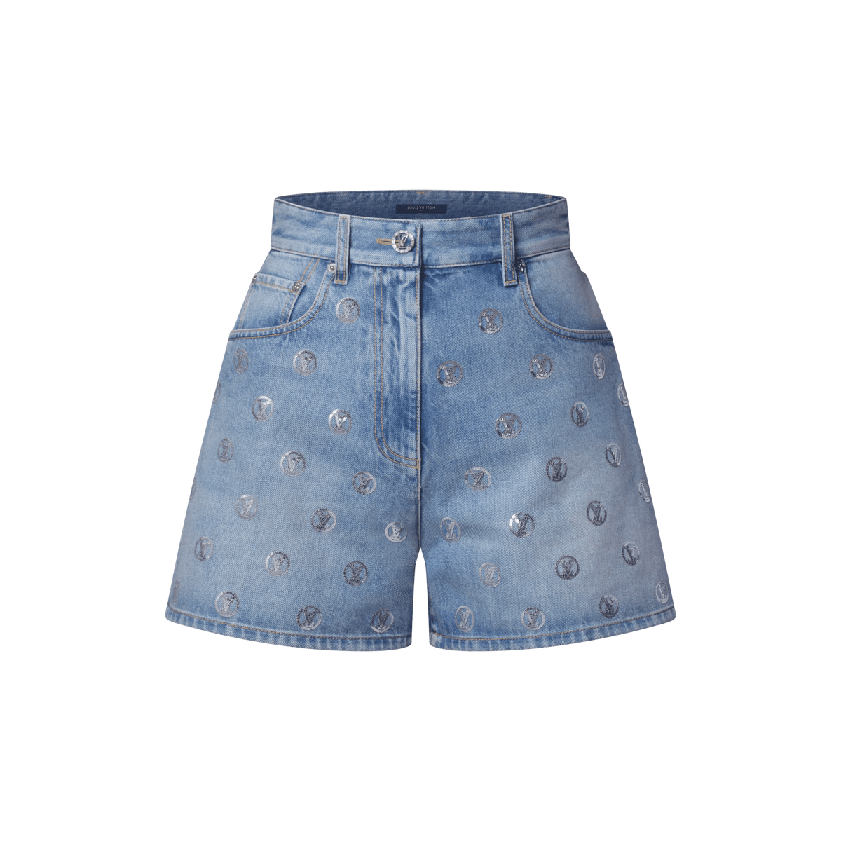 Women's Signature Sequin Denim Shorts