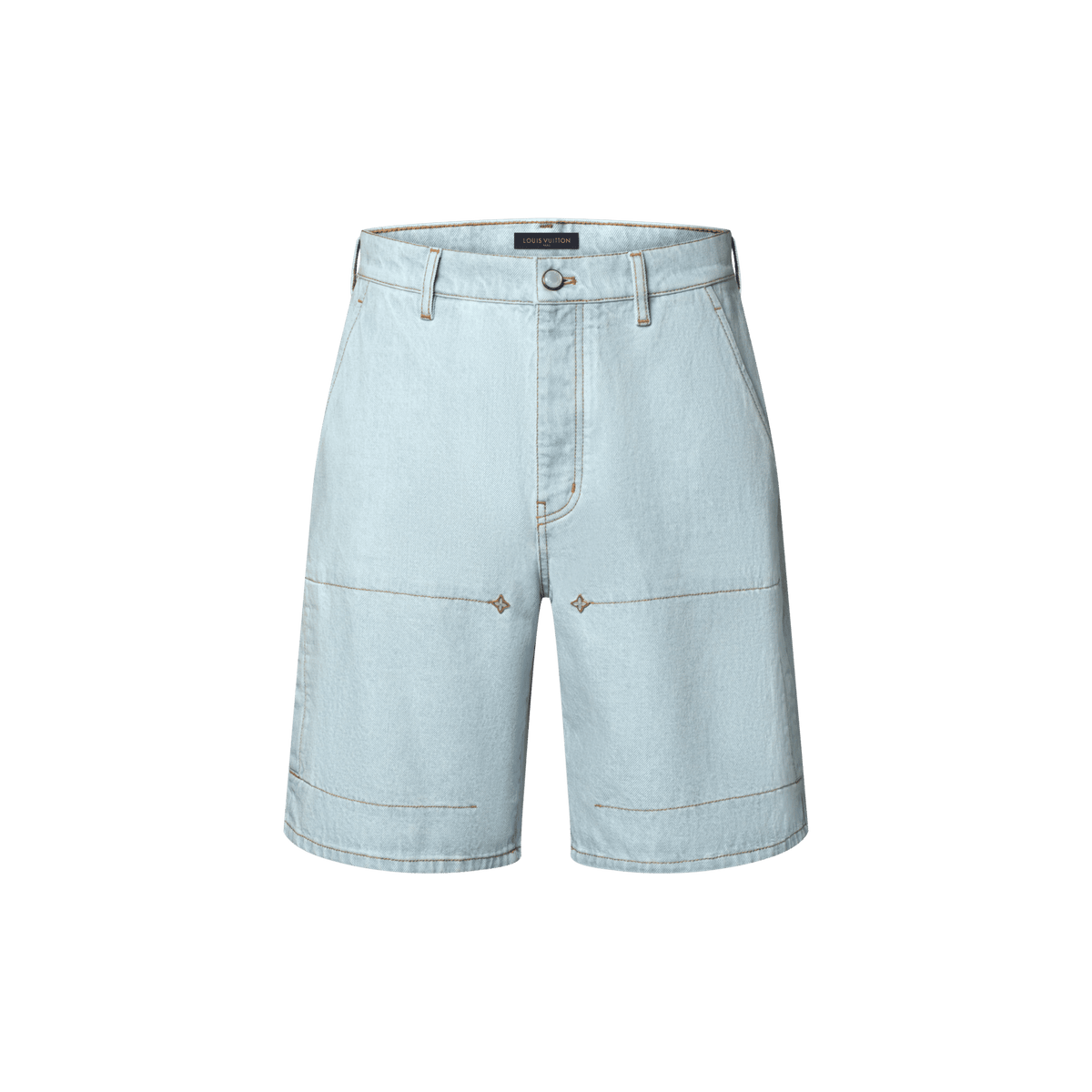 Men's Signature Embroidered Denim Workwear Shorts