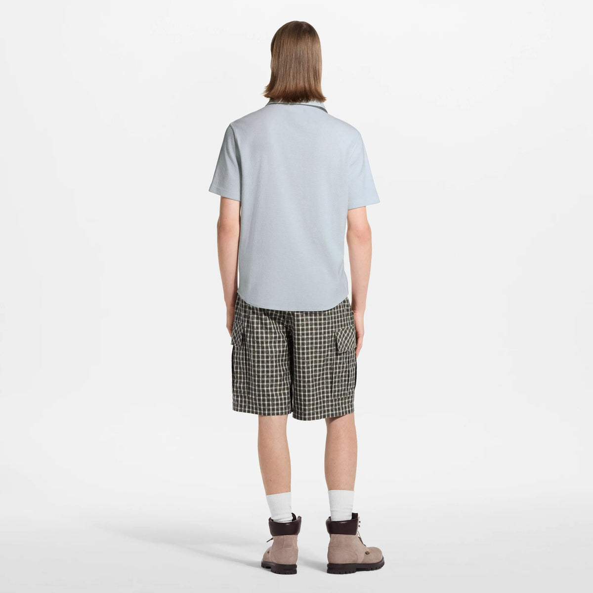 Men's Signature Short-Sleeved Waffle Polo Shirt