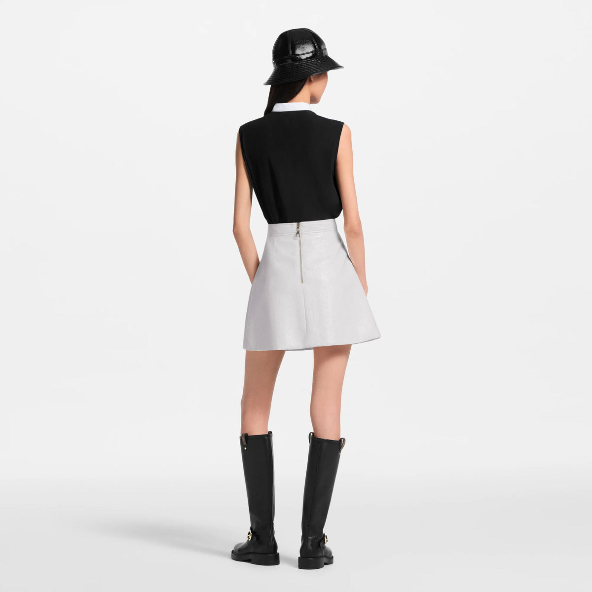 Women's Sleeveless Bowtie Shirt