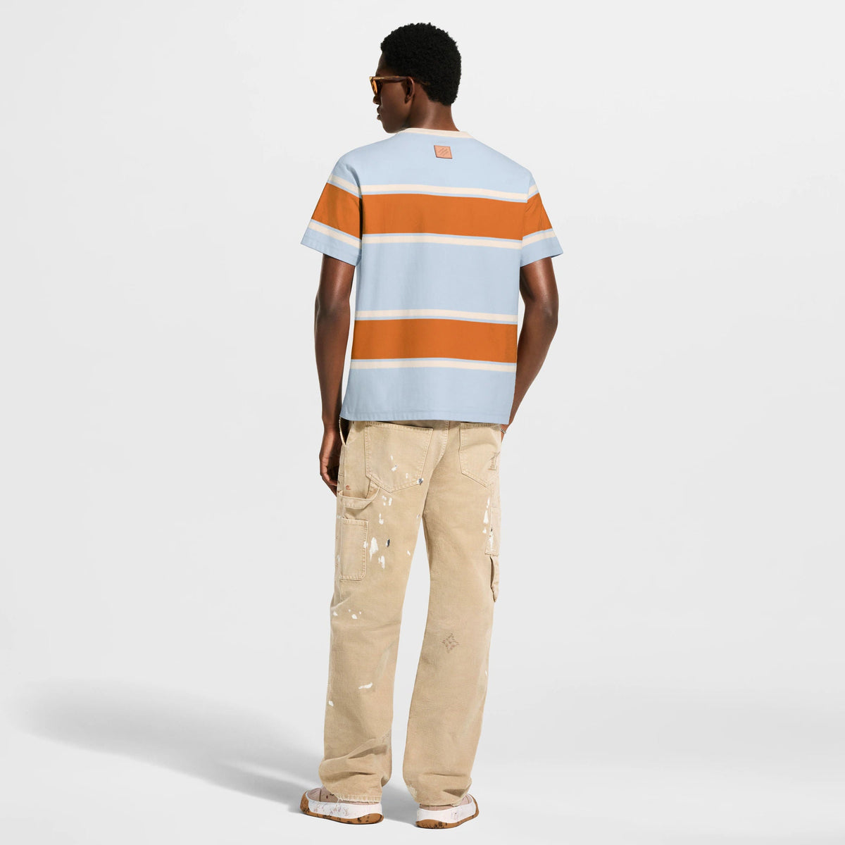 Men's Striped Short-Sleeved T-Shirt