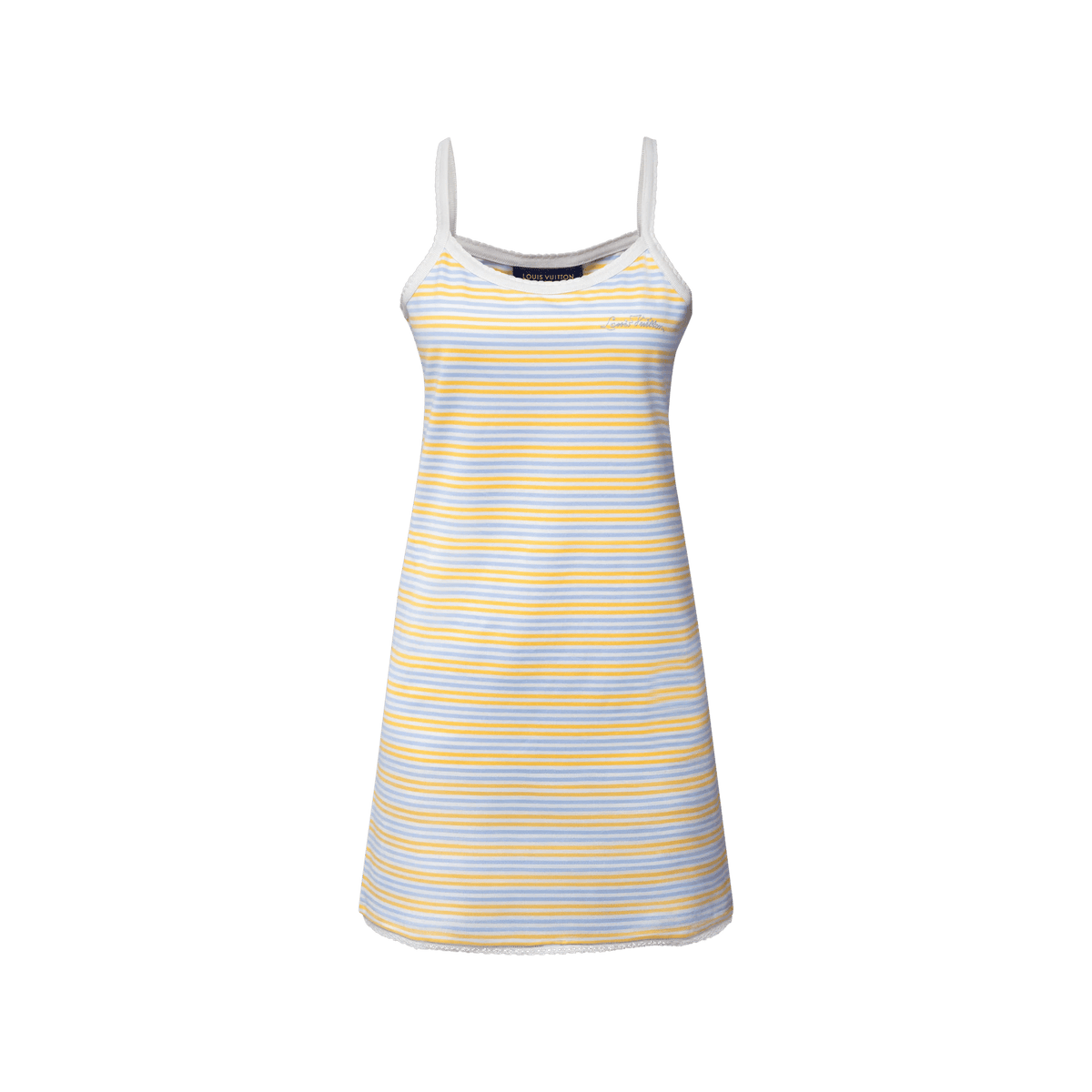 Women's Striped Cotton Jersey Dress