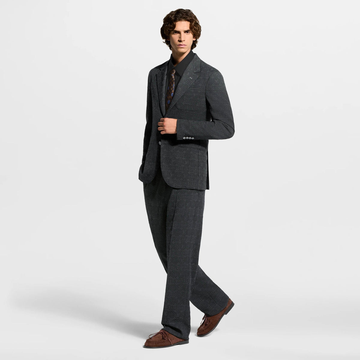 Men's Summery Textured Drawstring Pants