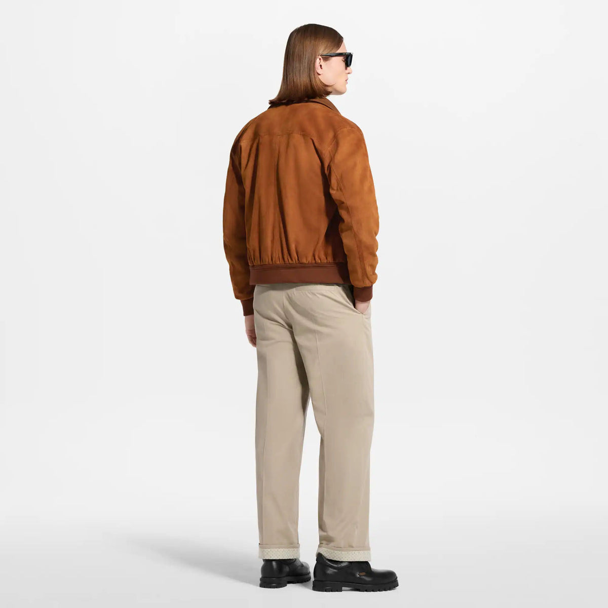 Men's Suede Flight Jacket