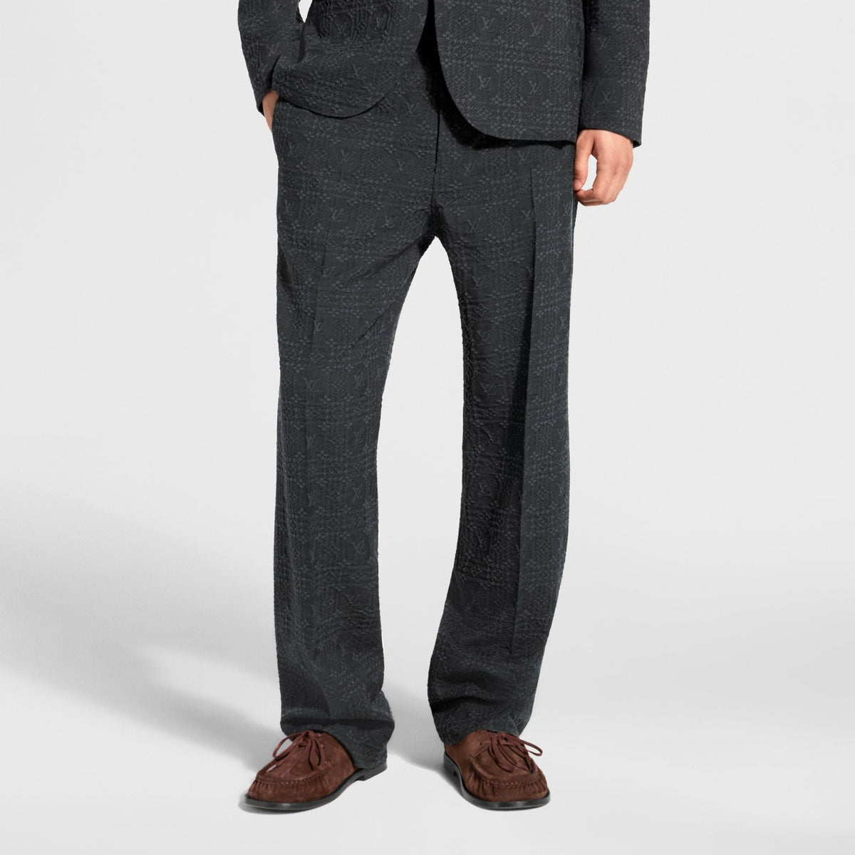 Men's Summery Textured Drawstring Pants