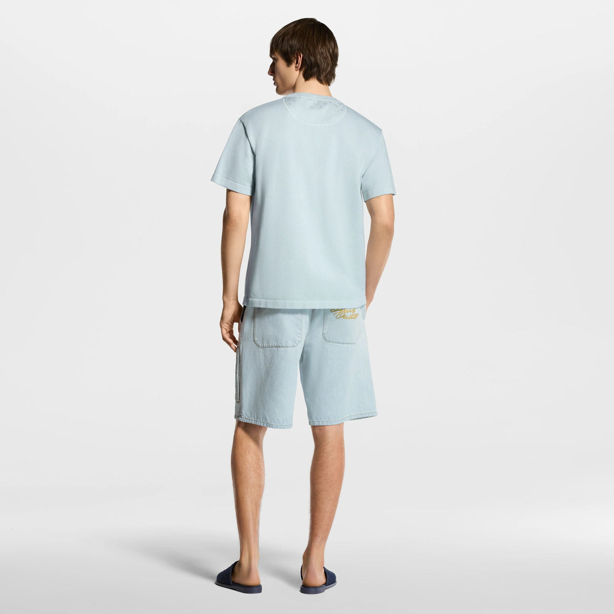 Men's Technical Signature Cotton Short-Sleeved Crewneck