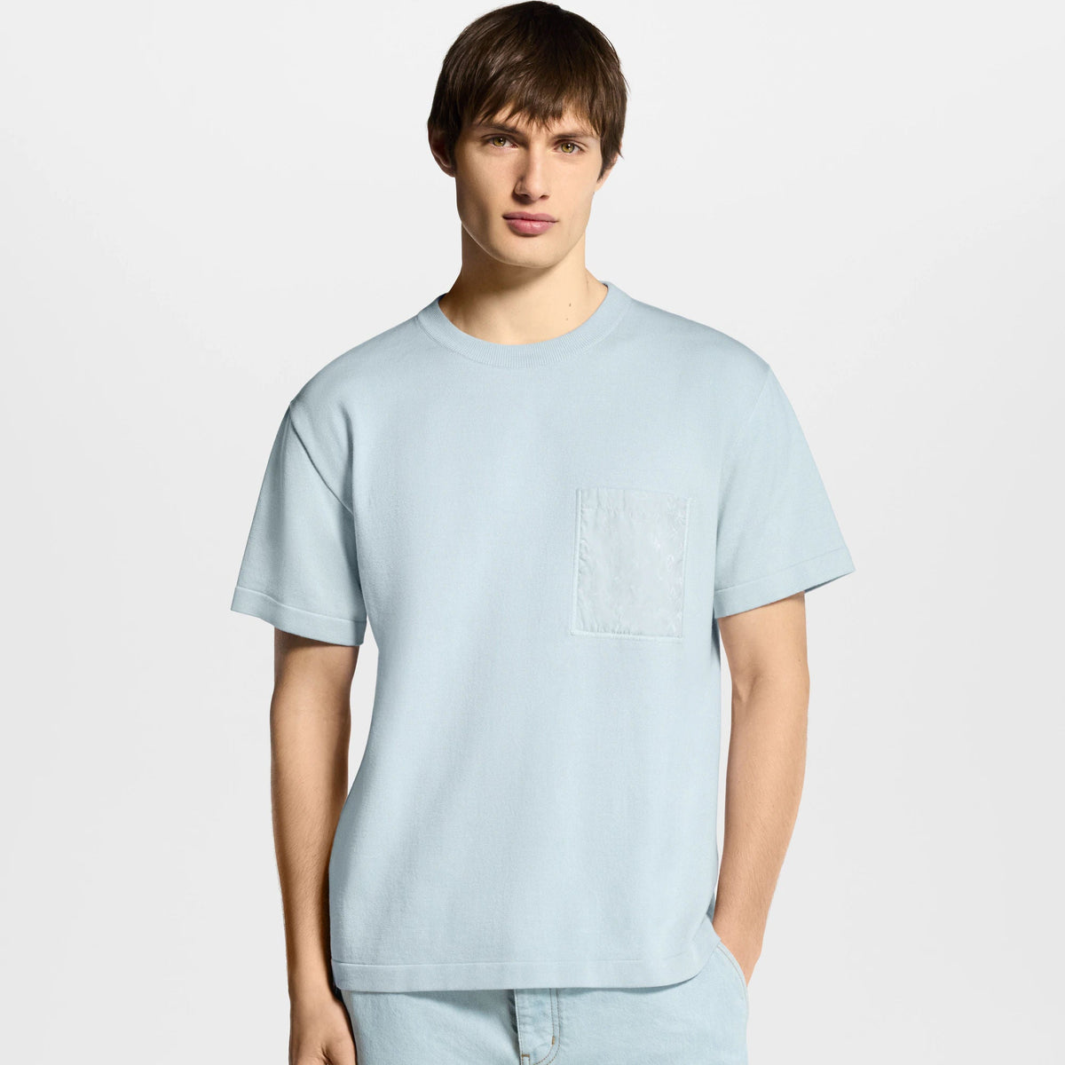 Men's Technical Signature Cotton Short-Sleeved Crewneck
