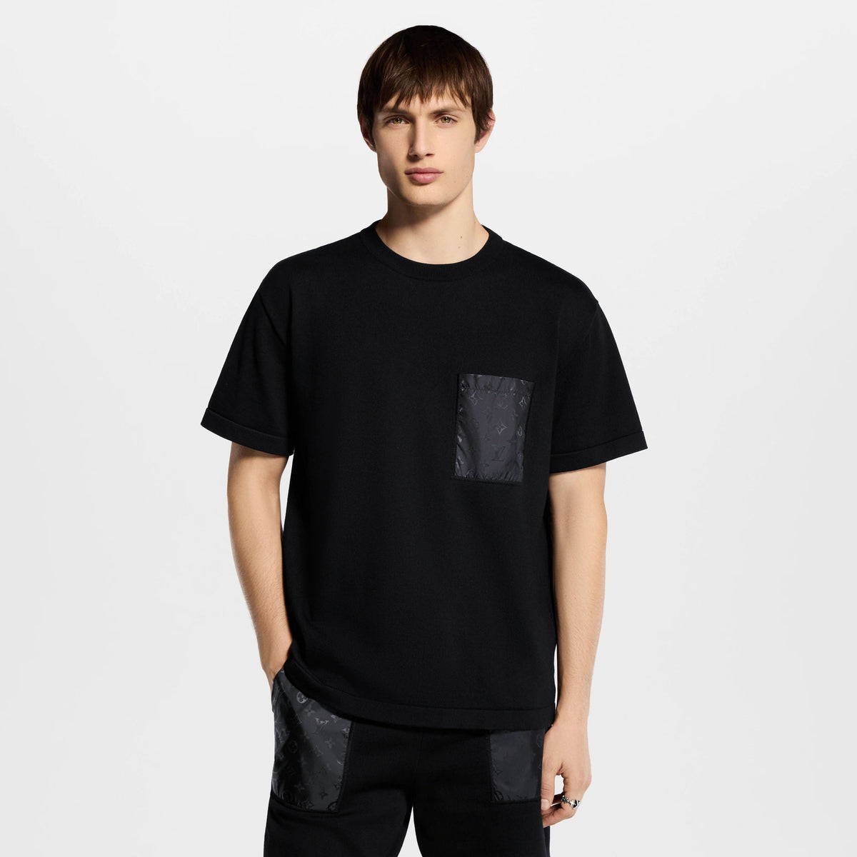 Men's Technical Signature Cotton Short-Sleeved T-Shirt