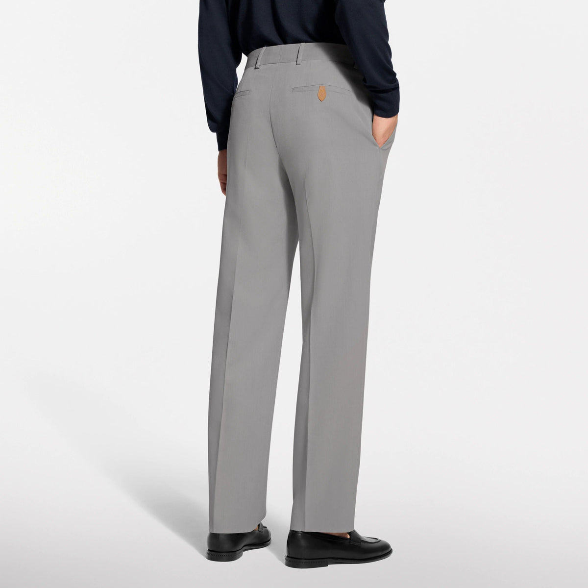 Men's Tailored Silk-Blend Pants