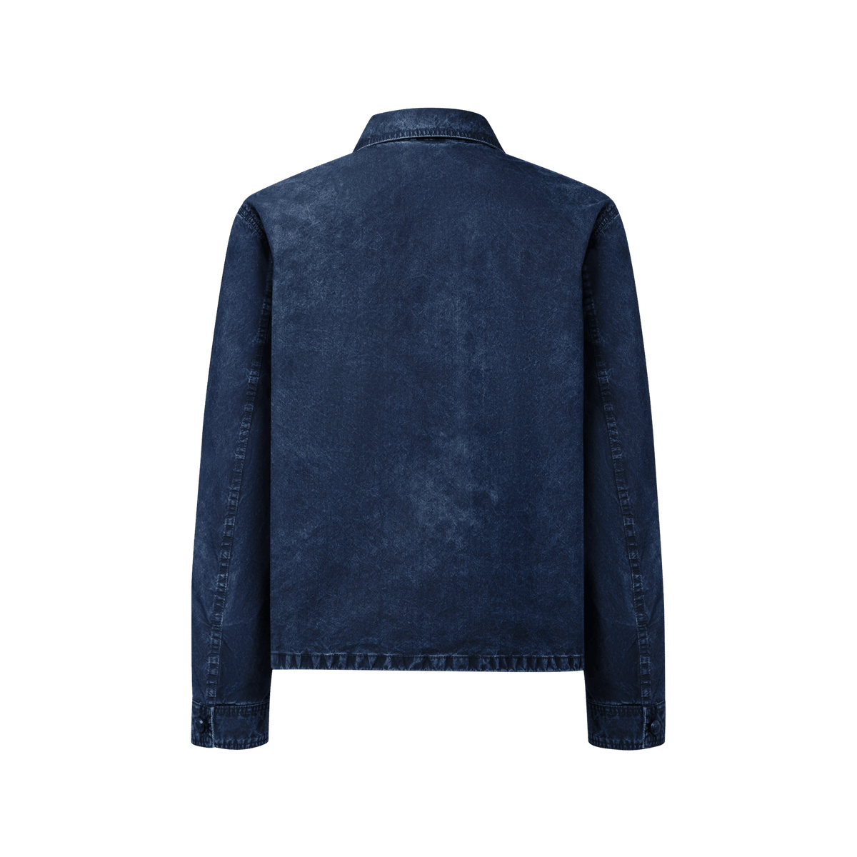 Men's Technical Zippered Indigo Jacket