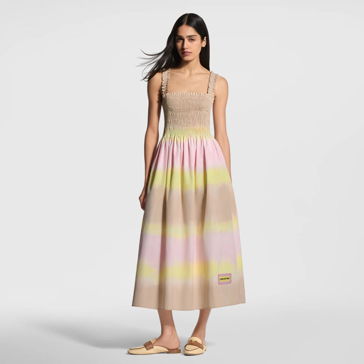 Women's Tie Dye Smocked Dress