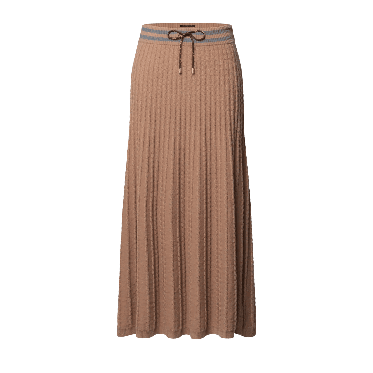Women's Varsity Stripe Cable Knit Skirt