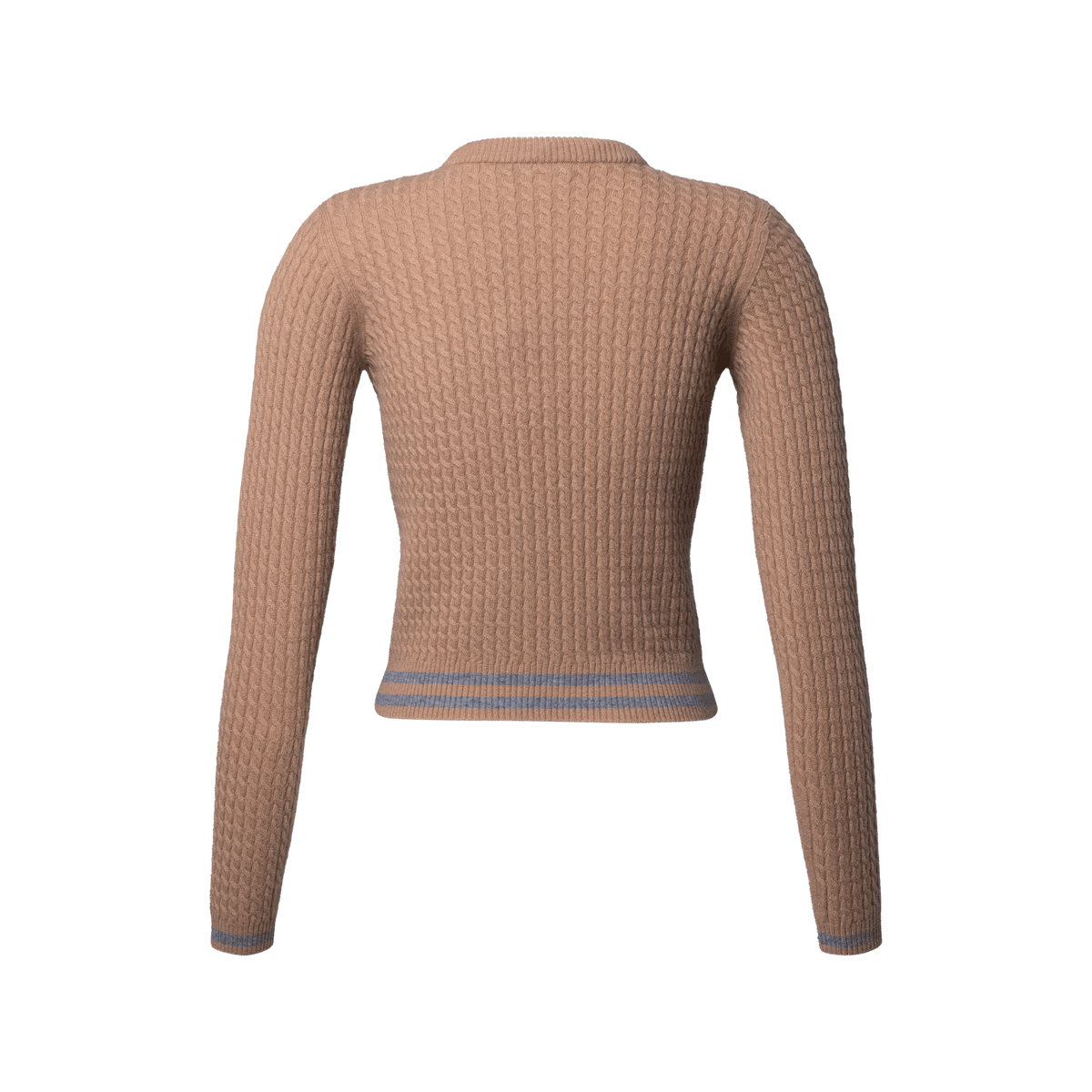 Women's Varsity Stripe Cable Knit Pullover