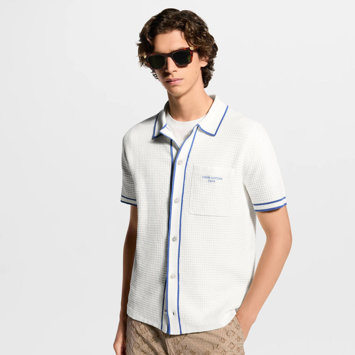 Men's Waffle Signature Short-Sleeved Shirt