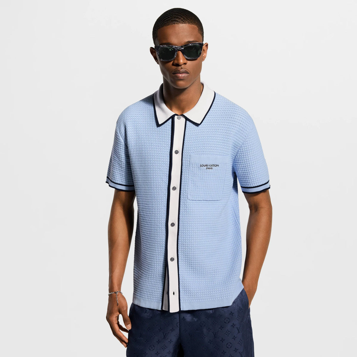 Men's Waffle Signature Short-Sleeved Shirt