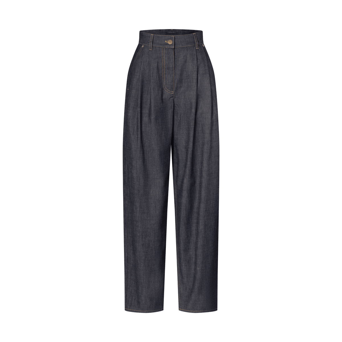 Women's Wide-Cut Pleat Jeans