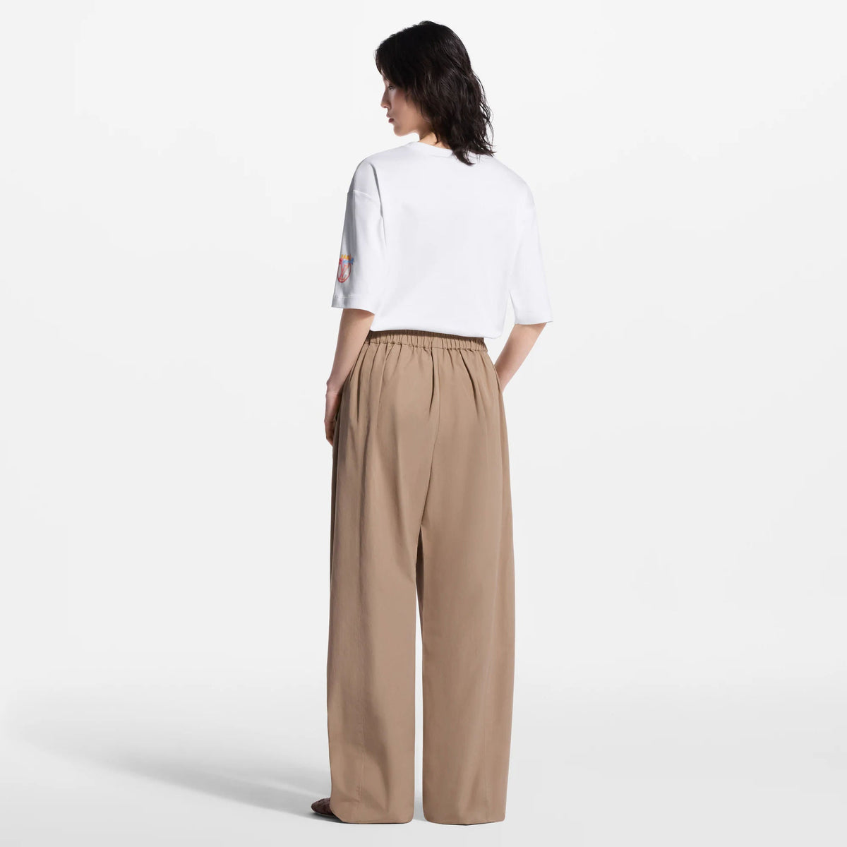 Women's Wide-Leg Cotton Pants