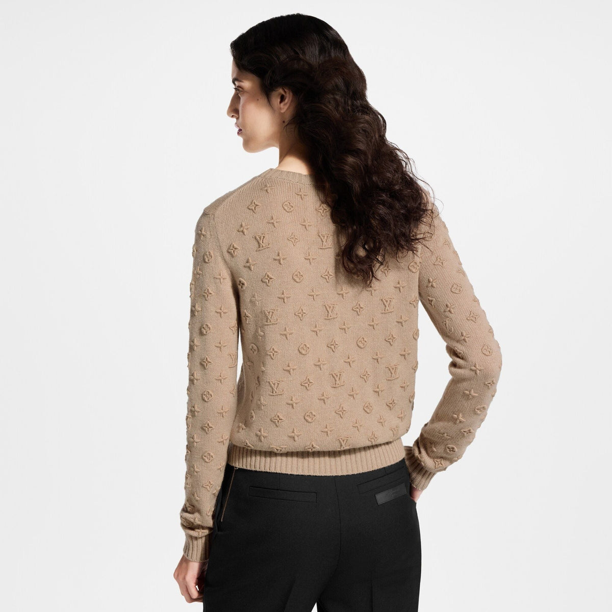Women's 3D Monogram Cashmere Pullover
