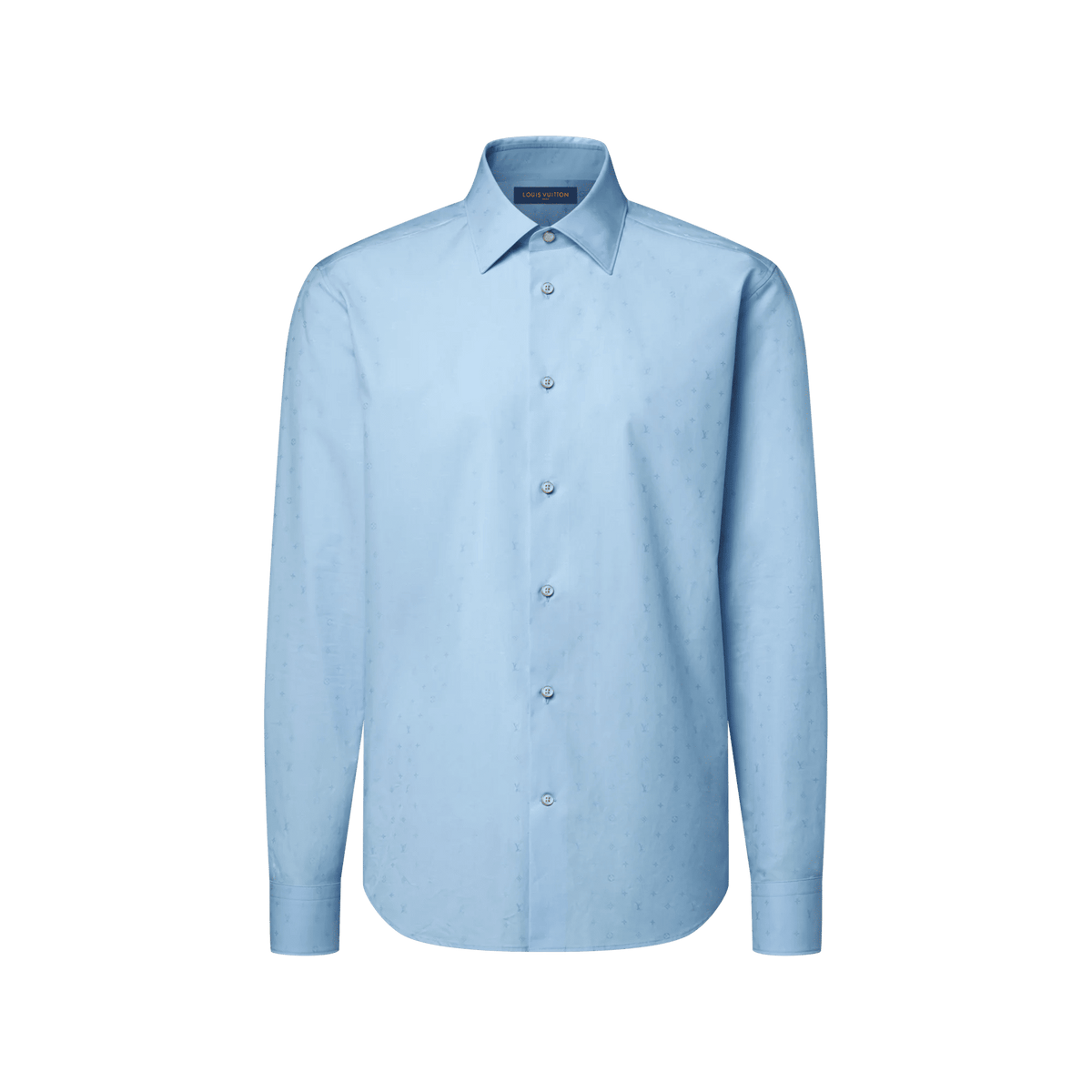 Men's Mini Monogram Cotton Poplin Shirt