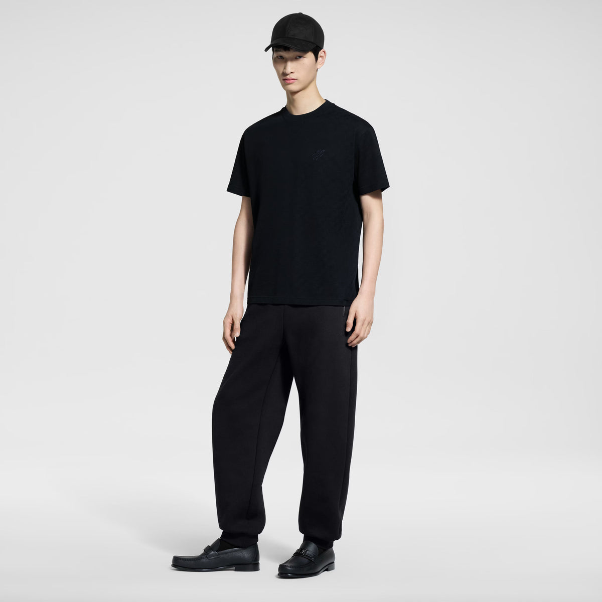 Men's Damier Cotton Pique T-Shirt