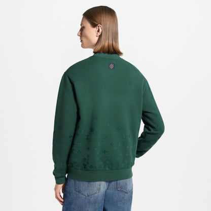 Men's Gradient Flock Print Crewneck