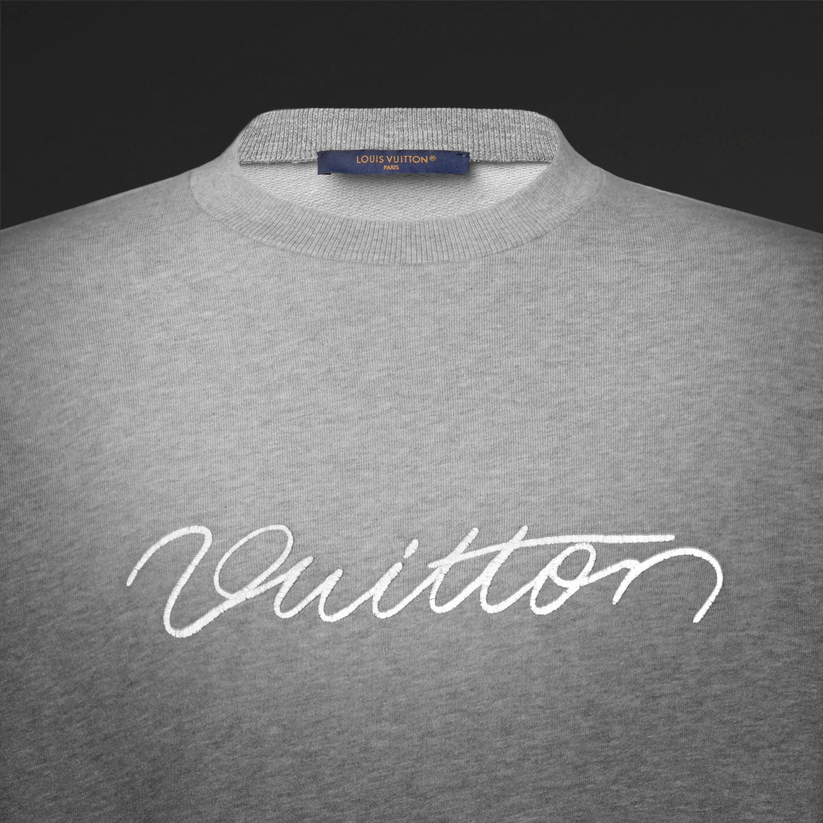 Men's Reflective Signature Embroidered Sweatshirt
