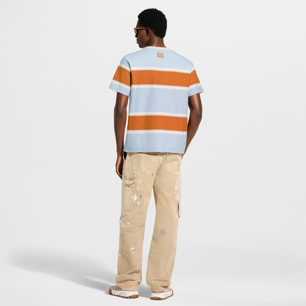 Men's Striped Short-Sleeved T-Shirt