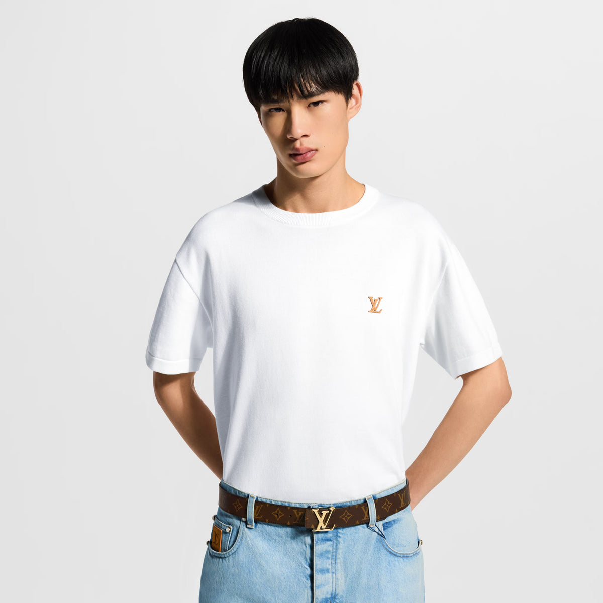 Men's Short-Sleeved Crewneck With Signature