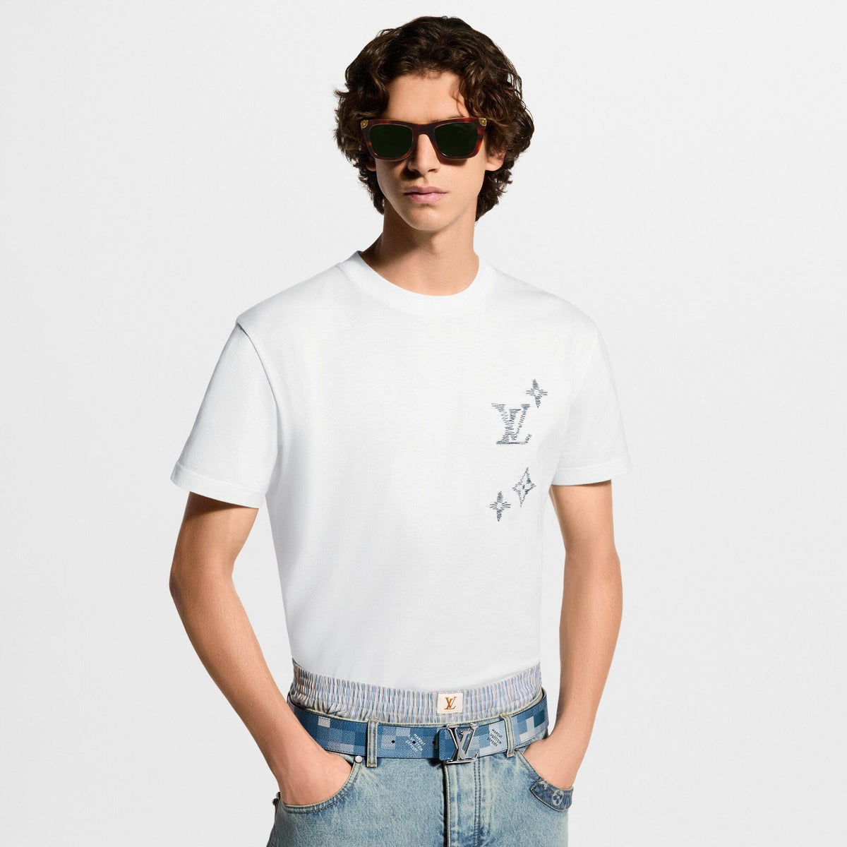 Men's Embroidered Signature T-Shirt