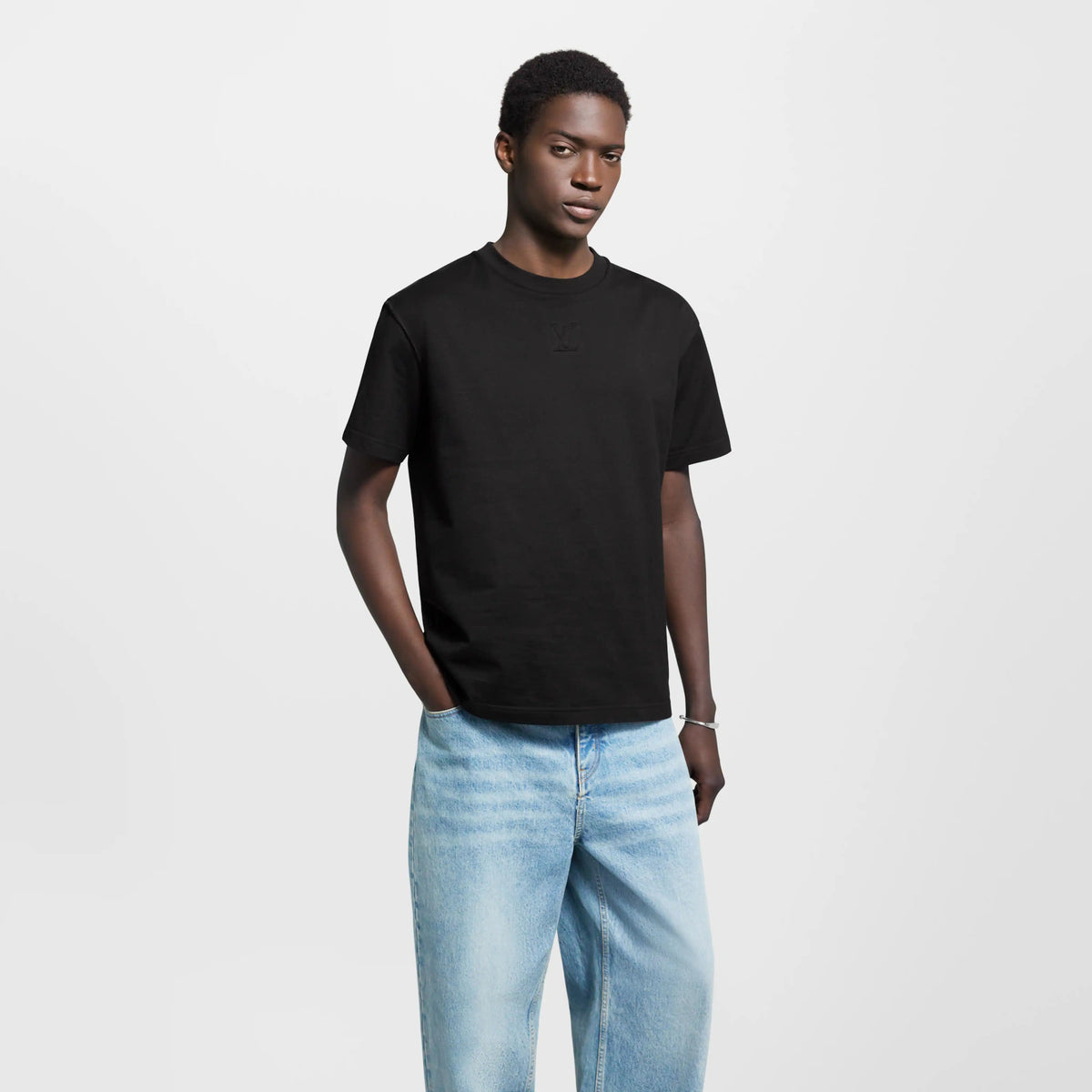 Men's Embossed Crewneck T-Shirt