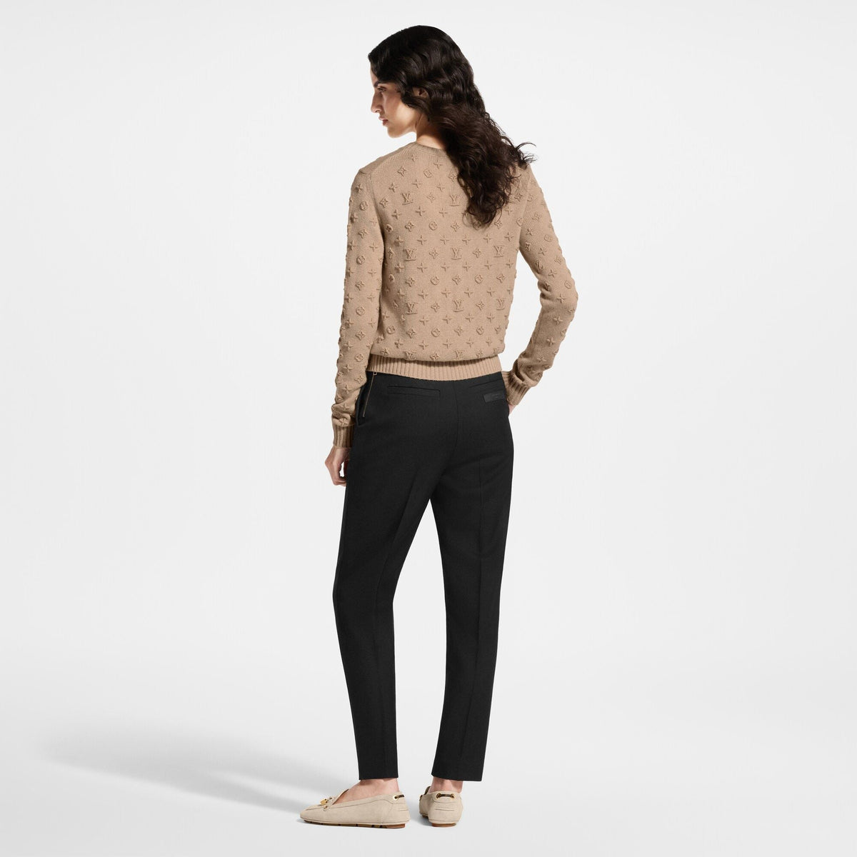 Women's 3D Monogram Cashmere Pullover