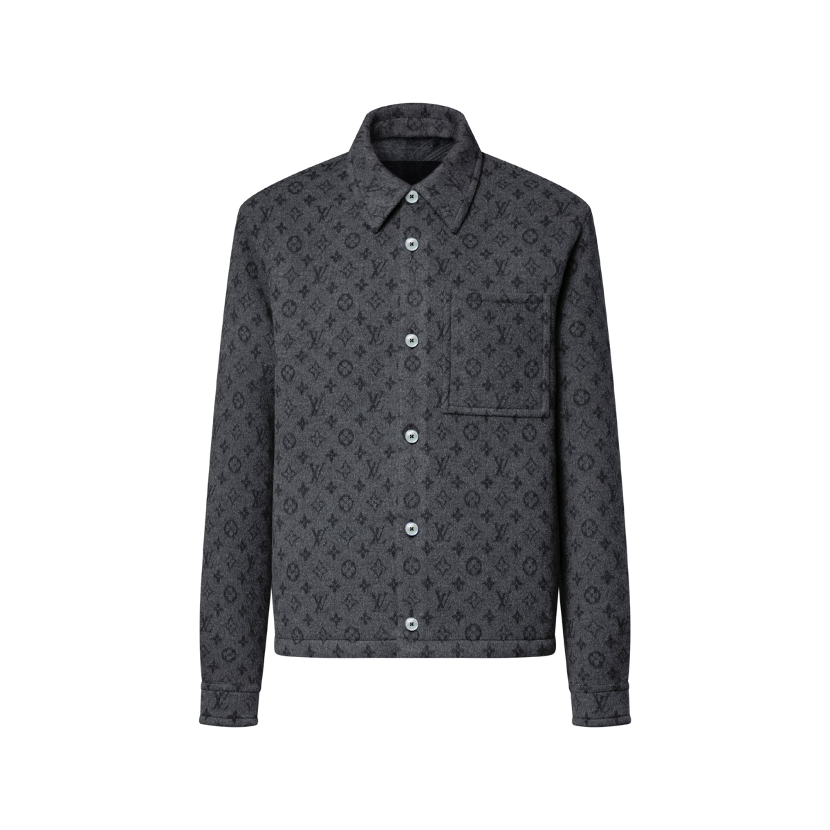 Men's Monogram Double Face Overshirt