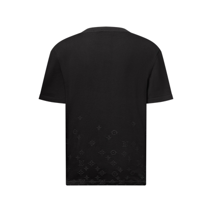 Men's Gradient Signature Jacquard Short-Sleeved Crewneck